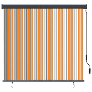 Außenrollo 160x250 cm Gelb und Blau