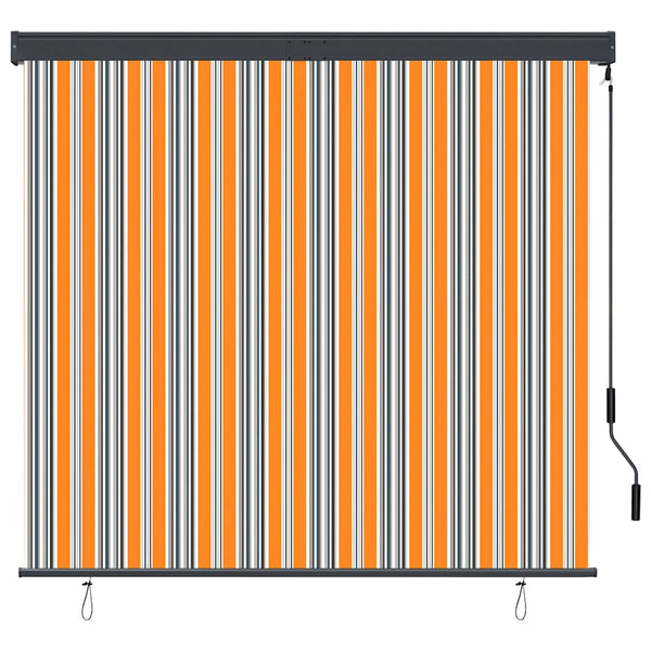 Außenrollo 160x250 cm Gelb und Blau
