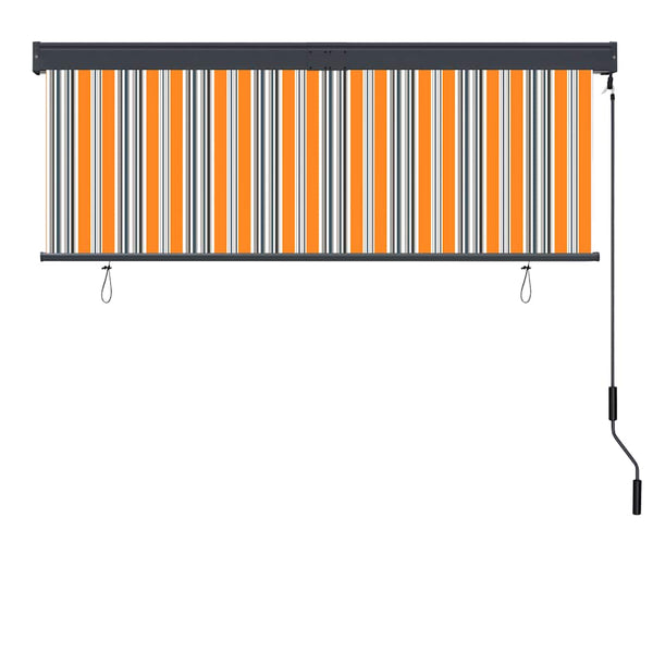 Außenrollo 160x250 cm Gelb und Blau