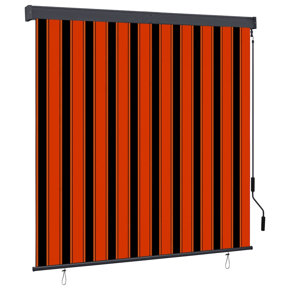 vidaXL Store extérieur 160x250 cm Orange et marron