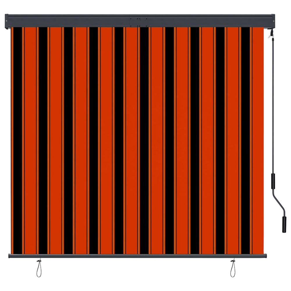 vidaXL Store extérieur 160x250 cm Orange et marron