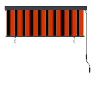 Außenrollo 160x250 cm Orange und Braun
