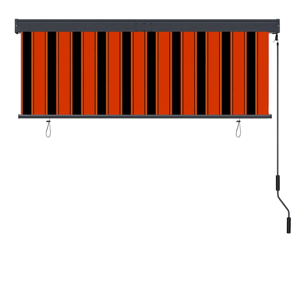 Außenrollo 160x250 cm Orange und Braun