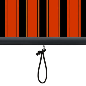 Außenrollo 160x250 cm Orange und Braun