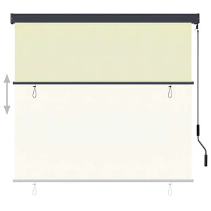 Store extérieur vidaXL 170 x 250 cm crème