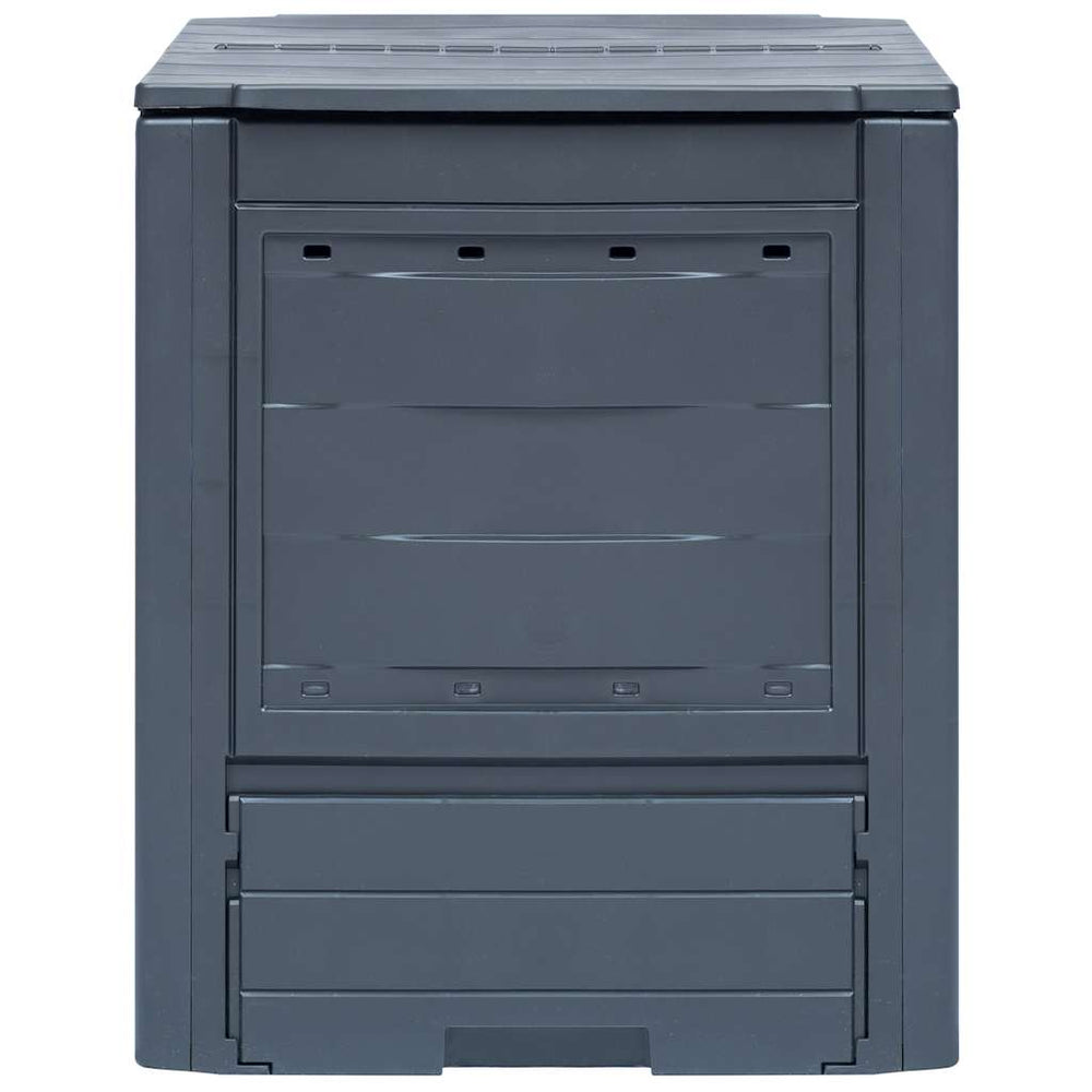 vidaXL Composteur de jardin 3 pcs Gris 60 x 60 x 73 cm 780 L