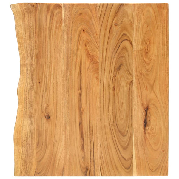 Badezimmer-Waschtischplatte Massivholz Akazie 58x52x2,5 cm