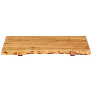 Badezimmer-Waschtischplatte Massivholz Akazie 58x52x2,5 cm
