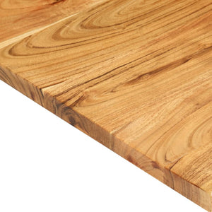 Badezimmer-Waschtischplatte Massivholz Akazie 58x52x2,5 cm