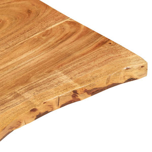 Badezimmer-Waschtischplatte Massivholz Akazie 58x52x2,5 cm