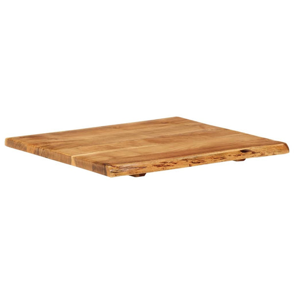 Badezimmer-Waschtischplatte Massivholz Akazie 58x52x2,5 cm