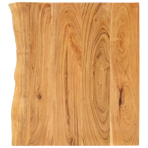 vidaXL Plan de toilette en bois d'acacia massif 58x52x3,8 cm