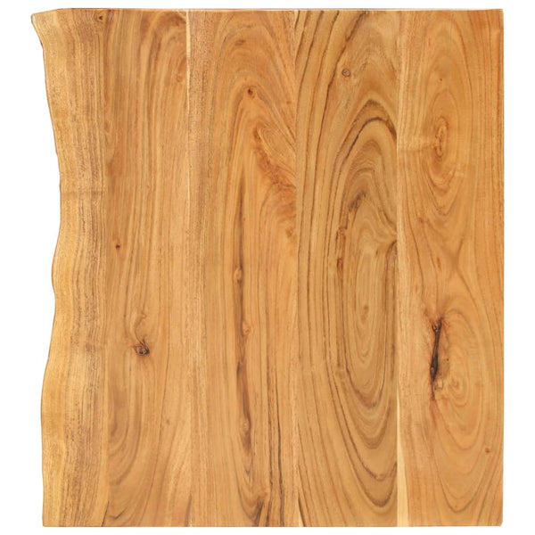Badezimmer-Waschtischplatte Massivholz Akazie 58x52x3,8 cm