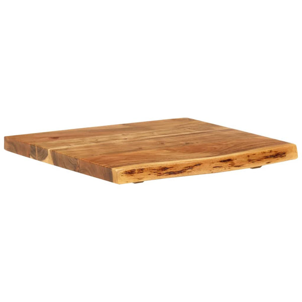 vidaXL Plan de toilette en bois d'acacia massif 58x52x3,8 cm