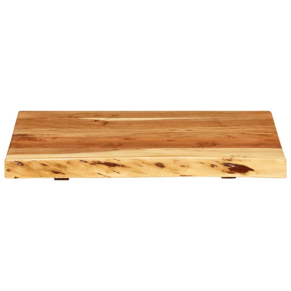 vidaXL Plan de toilette en bois d'acacia massif 58x52x3,8 cm