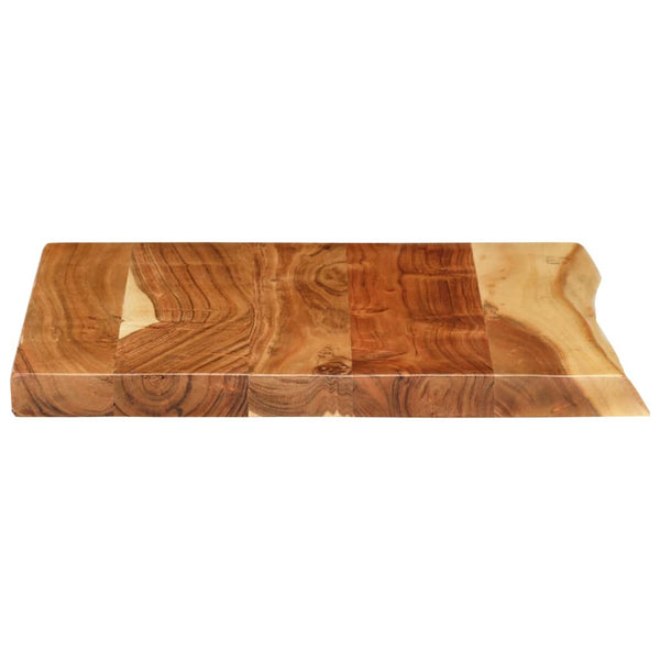 Badezimmer-Waschtischplatte Massivholz Akazie 58x52x3,8 cm
