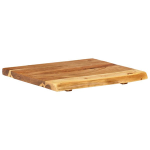 vidaXL Plan de toilette en bois d'acacia massif 58x52x3,8 cm