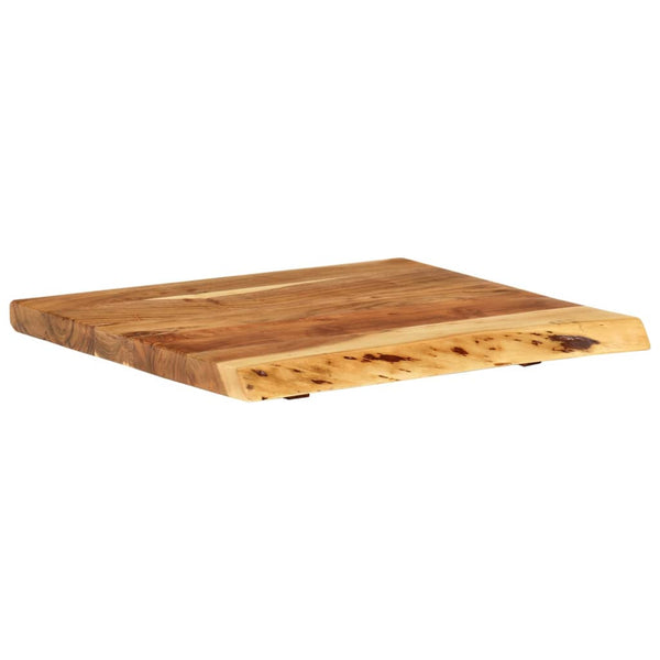 vidaXL Plan de toilette en bois d'acacia massif 58x52x3,8 cm