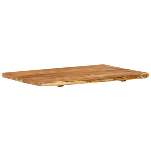 Badezimmer-Waschtischplatte Massivholz Akazie 80x52x2,5 cm