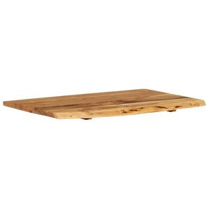 Badezimmer-Waschtischplatte Massivholz Akazie 80x52x2,5 cm