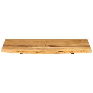 Badezimmer-Waschtischplatte Massivholz Akazie 80x52x2,5 cm