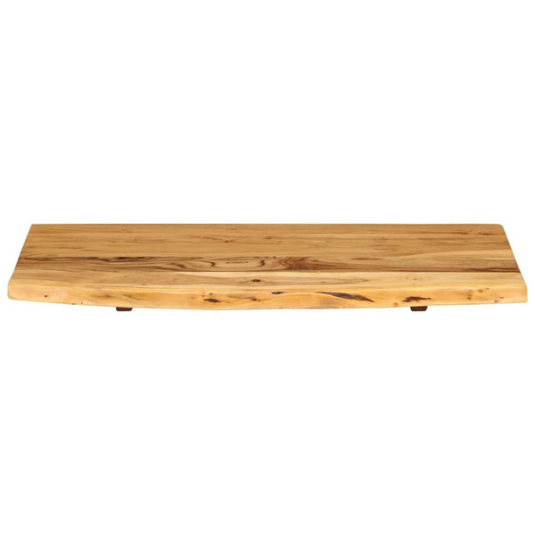 Badezimmer-Waschtischplatte Massivholz Akazie 80x52x2,5 cm