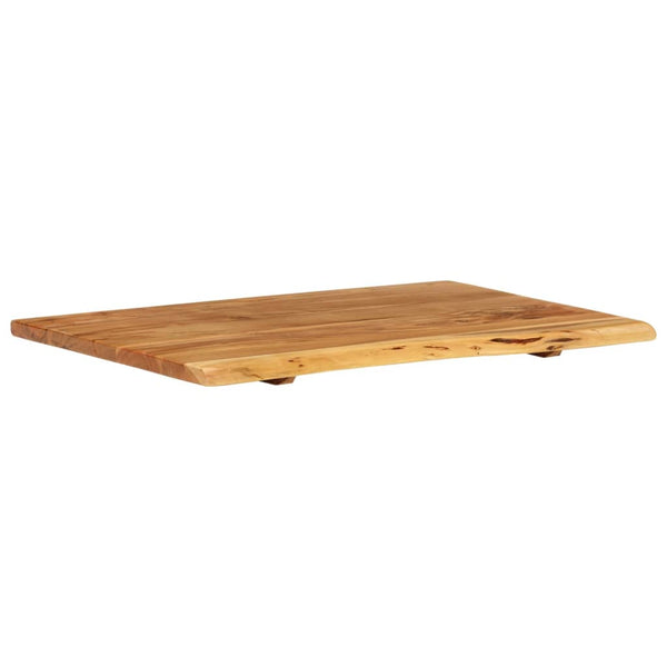 Badezimmer-Waschtischplatte Massivholz Akazie 80x52x2,5 cm