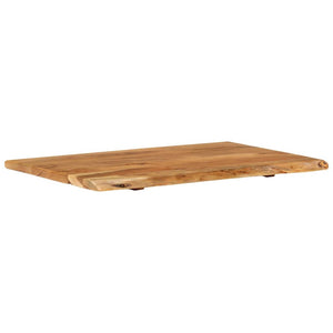 Badezimmer-Waschtischplatte Massivholz Akazie 80x52x2,5 cm