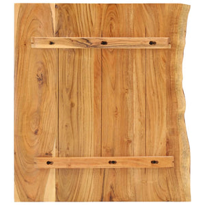 Badezimmer-Waschtischplatte Massivholz Akazie 80x52x3,8 cm