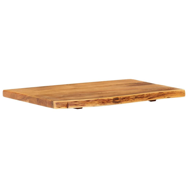 Badezimmer-Waschtischplatte Massivholz Akazie 80x52x3,8 cm
