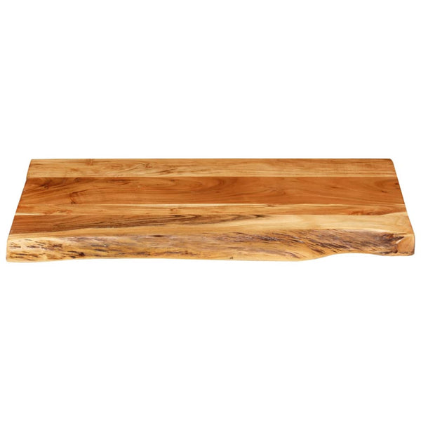 Badezimmer-Waschtischplatte Massivholz Akazie 80x52x3,8 cm