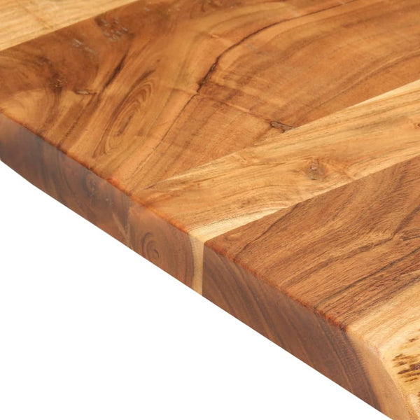 Badezimmer-Waschtischplatte Massivholz Akazie 80x52x3,8 cm