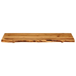 Badezimmer-Waschtischplatte Massivholz Akazie 100x52x2,5 cm
