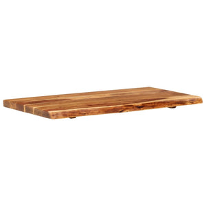 Badezimmer-Waschtischplatte Massivholz Akazie 100x52x3,8 cm