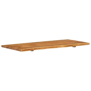 Badezimmer-Waschtischplatte Massivholz Akazie 114x52x2,5 cm