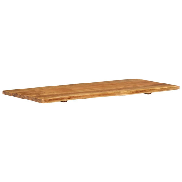 Badezimmer-Waschtischplatte Massivholz Akazie 114x52x2,5 cm
