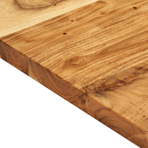 Badezimmer-Waschtischplatte Massivholz Akazie 114x52x4 cm