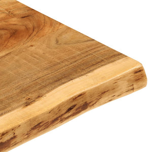 Badezimmer-Waschtischplatte Massivholz Akazie 114x52x4 cm