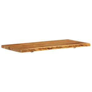 Badezimmer-Waschtischplatte Massivholz Akazie 114x52x4 cm