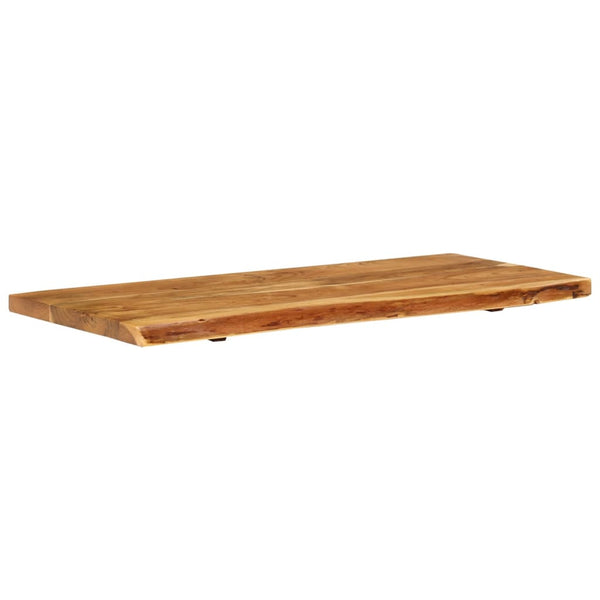 Badezimmer-Waschtischplatte Massivholz Akazie 114x52x4 cm