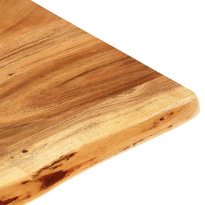 Badezimmer-Waschtischplatte Massivholz Akazie 140x52x2,5 cm