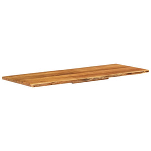 Badezimmer-Waschtischplatte Massivholz Akazie 140x52x2,5 cm