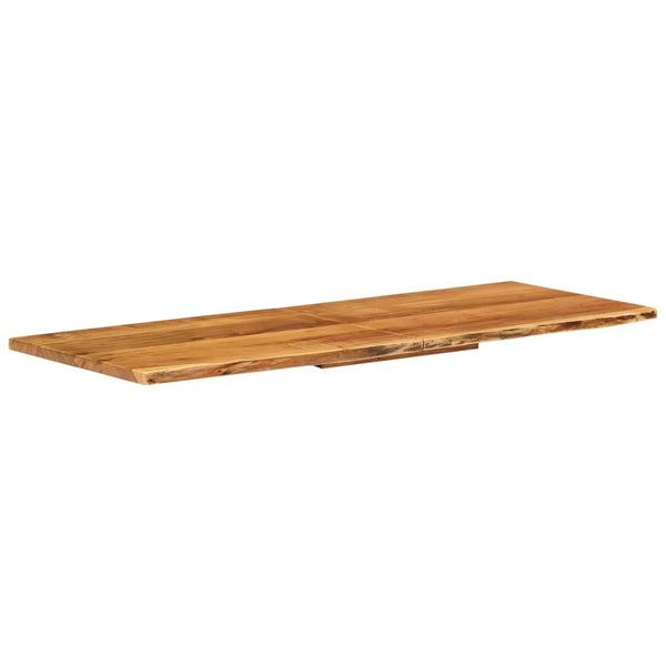 Badezimmer-Waschtischplatte Massivholz Akazie 140x52x2,5 cm