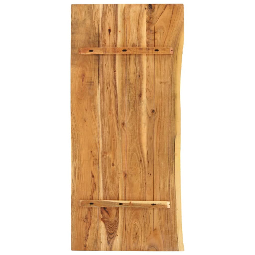 Badezimmer-Waschtischplatte Massivholz Akazie 140x52x3,8 cm