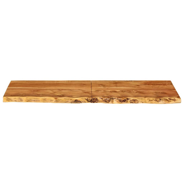 Badezimmer-Waschtischplatte Massivholz Akazie 140x52x3,8 cm