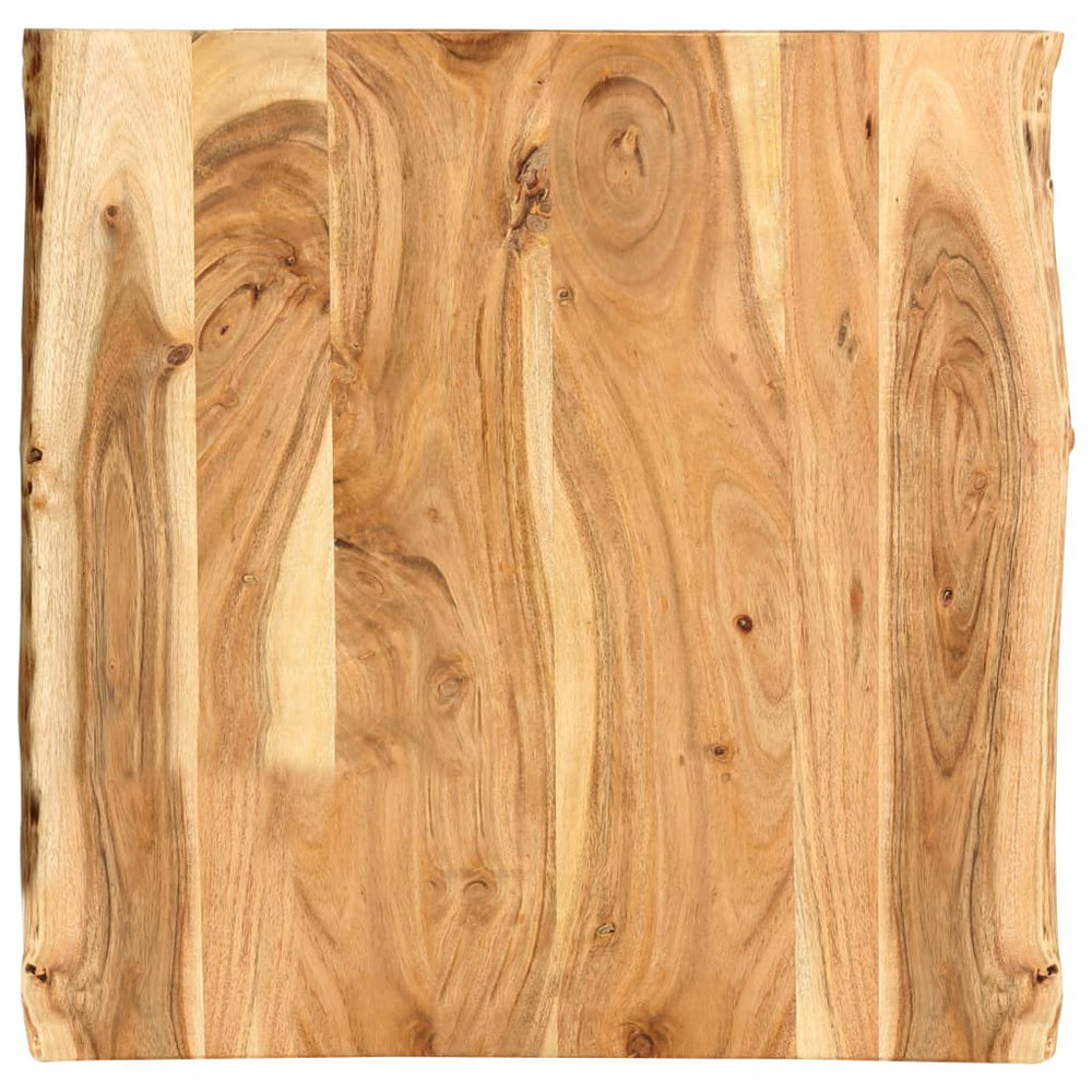 Tischplatte Massivholz Akazie 58x(50-60)x2,5 cm