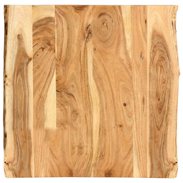 Tischplatte Massivholz Akazie 58x(50-60)x2,5 cm