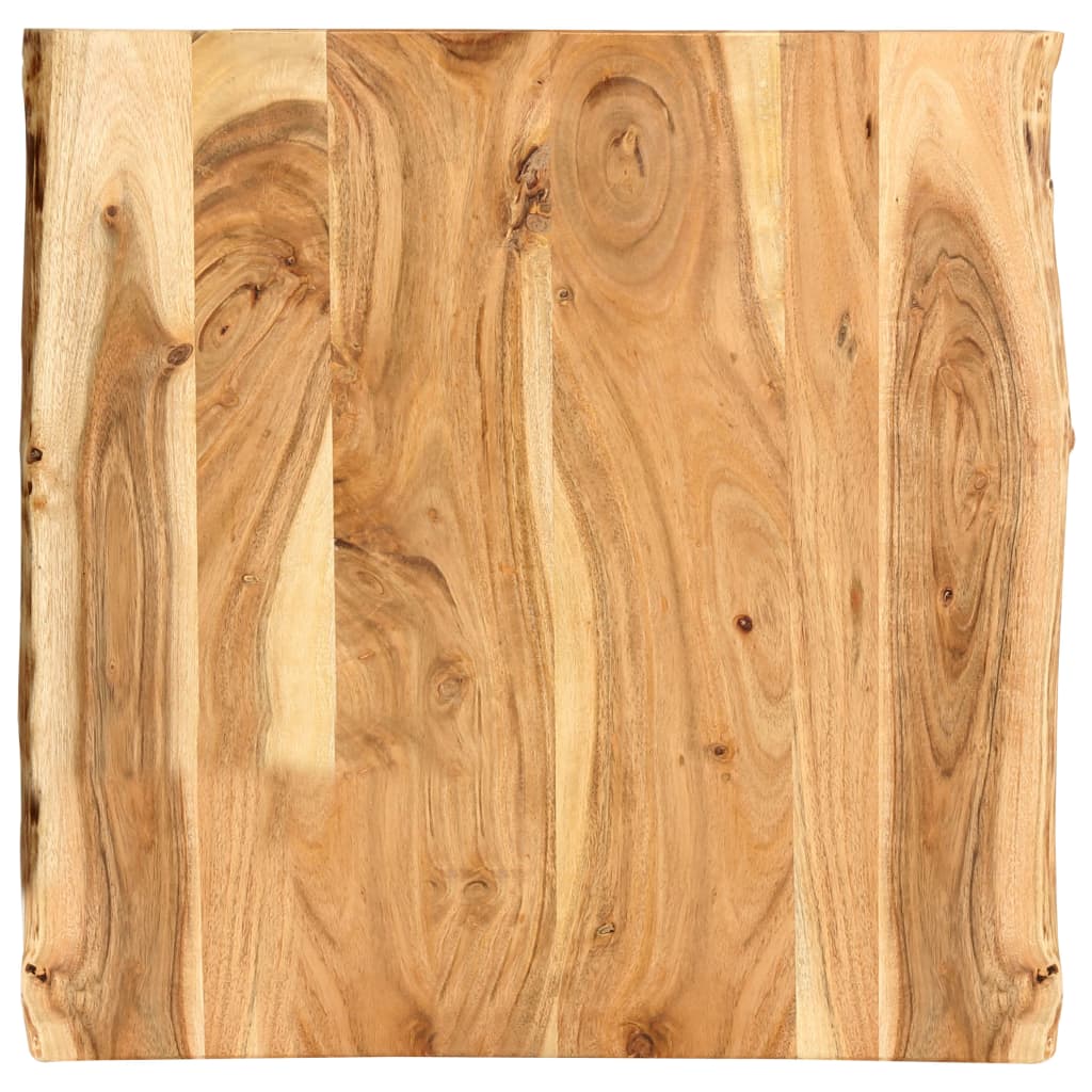 Tischplatte Massivholz Akazie 58x(50-60)x2,5 cm