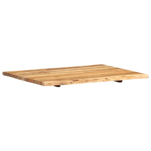 Tischplatte Massivholz Akazie 80x(50-60)x2,5 cm