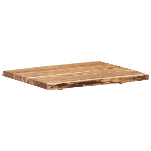 vidaXL Plateau de table Bois de Sesham massif 80x(50-60)x3,8 cm